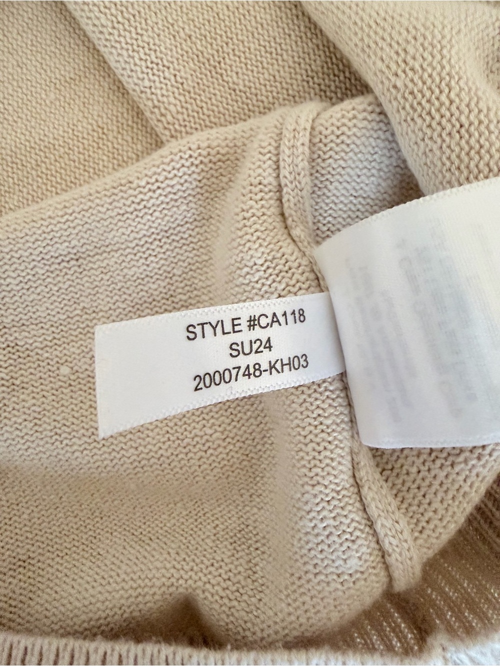 J.Crew Linen Blend Sweater Polo | Oatmeal Beige | XXS - Picture 9 of 9